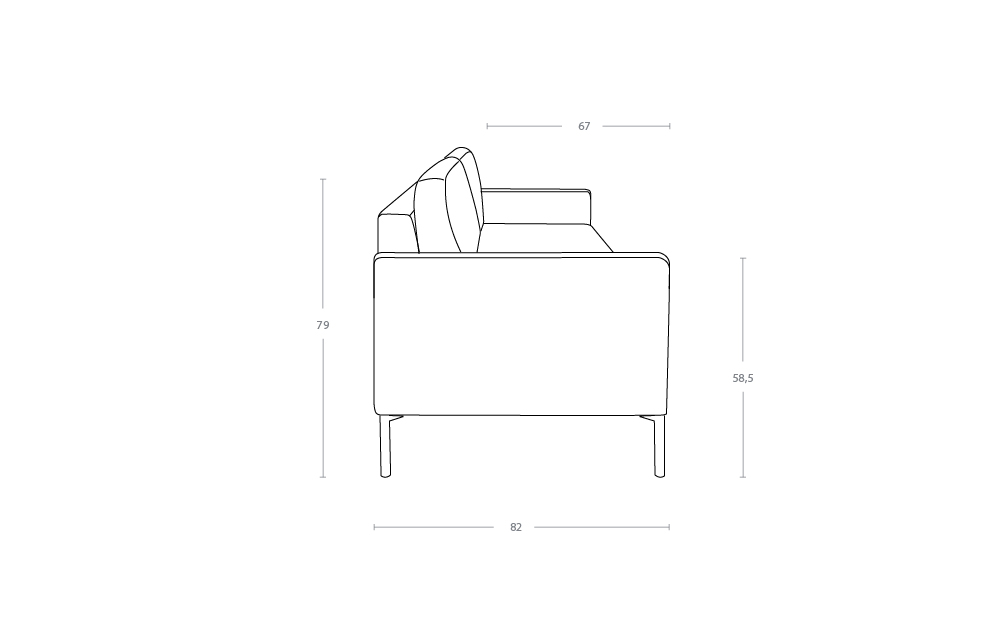 Dimensoes do produto sofa cama cs